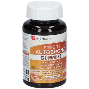 Forté Pharma Expert Autobronz Gummies 3 en 1 – 60 Gommes